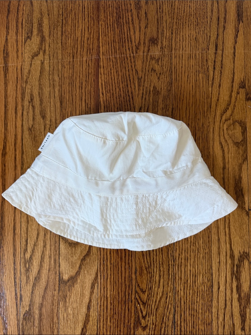 Women’s White Cotton Bucket Hat - Casual Sun Hat